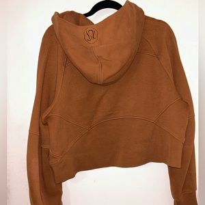Cropped Lululemon Scuba Quarter Zip Hoodie